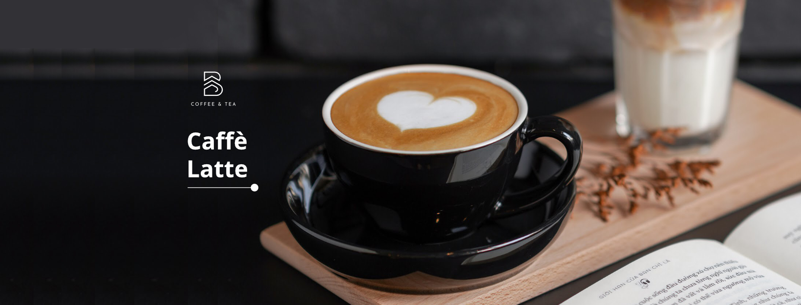 Cover fanpage món Café Latte của B Coffee