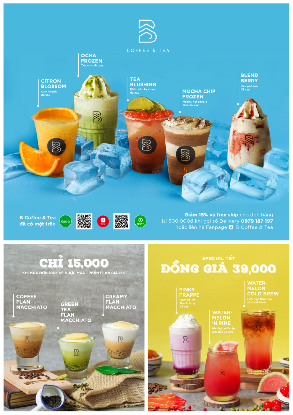 Tờ rơi khuyến mãi B Coffee